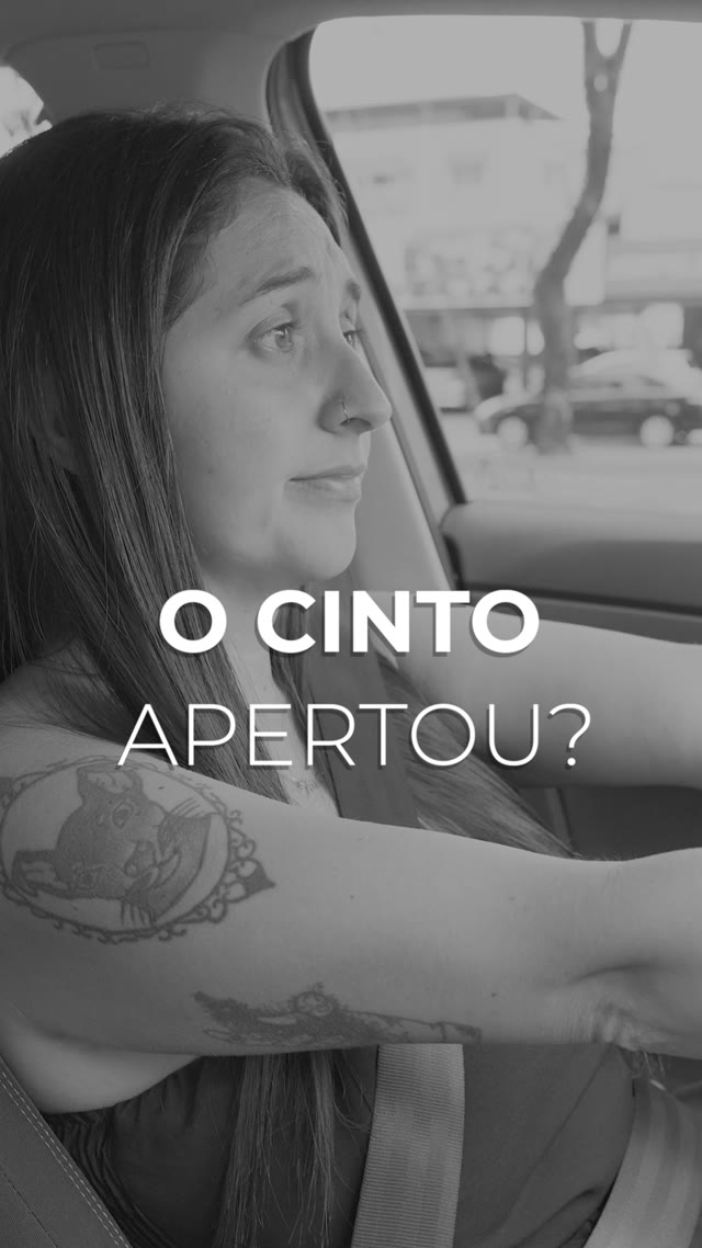 Reel O cinto apertou